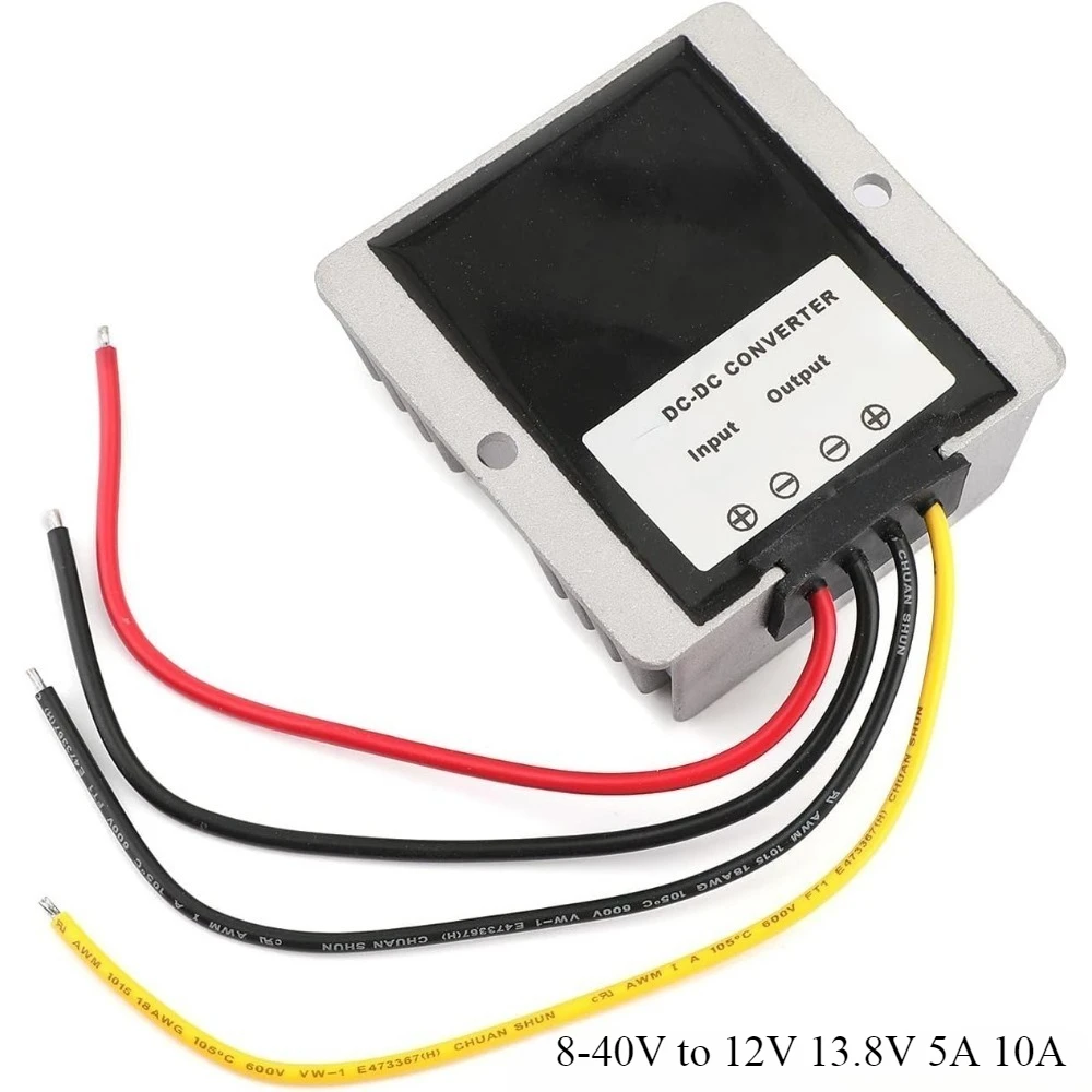

8-40V to 12V 13.8V 5A 10A Voltage Stabilizer DC DC Converter Step-Up Down Reducer Regulator Boost Buck Module Regulator for Car