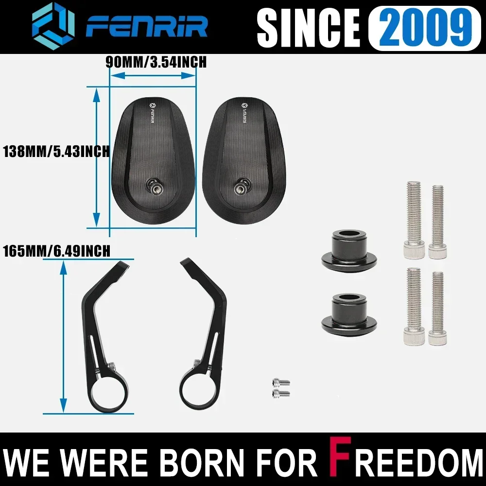 مرآة نهاية شريط الدراجة النارية من EMARK لسيارات BMW RnineT R12nineT R18 R12 R12S F800R F900R S1000R R1200R R1250R R1300R M1000R M1000XR #3