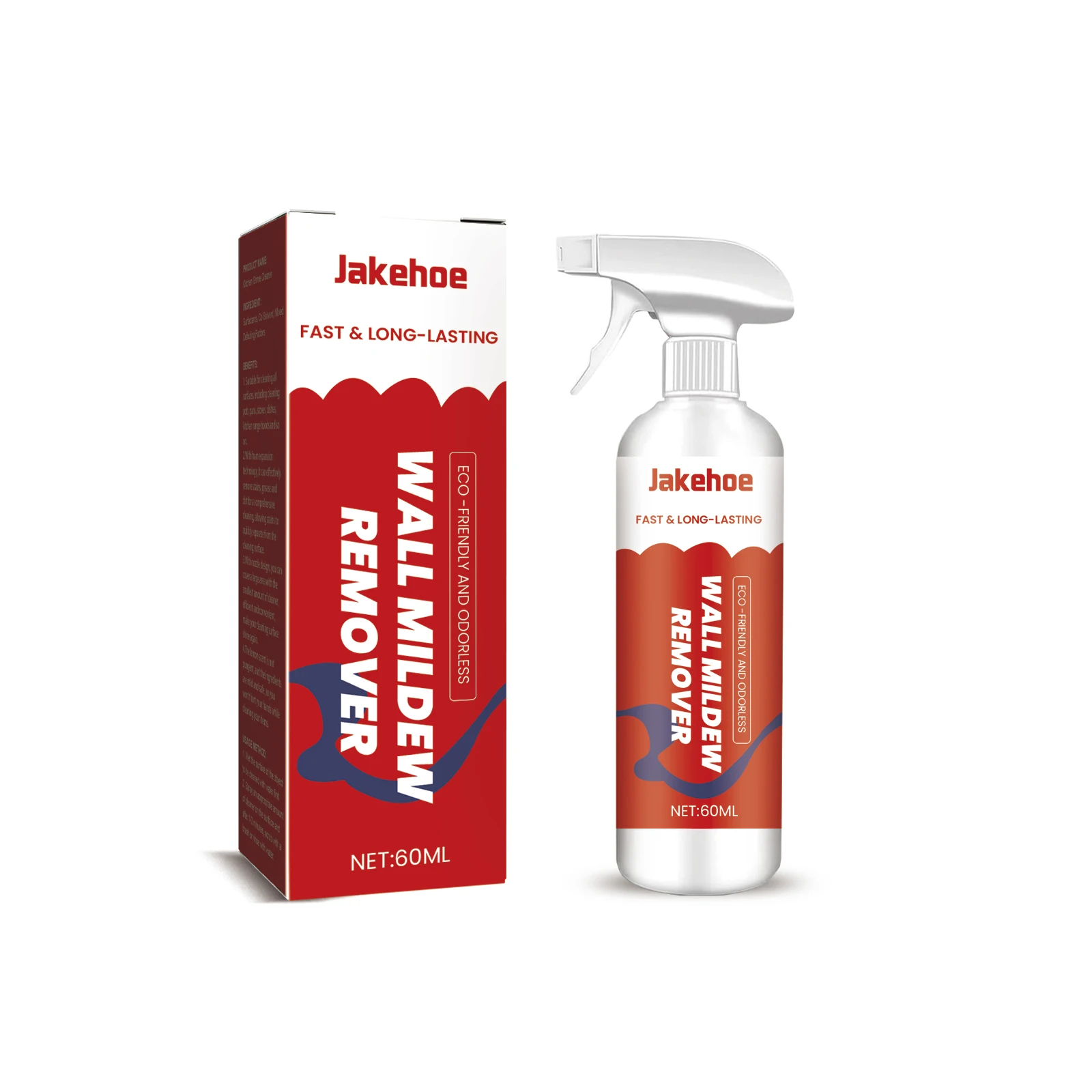JAKEHOE Mould Removal Spray Cleaning Dirt Mildew Stain for Kitchen Bathroom Refresh Air Long-Lasting Effect Wall Mildew Cleaner