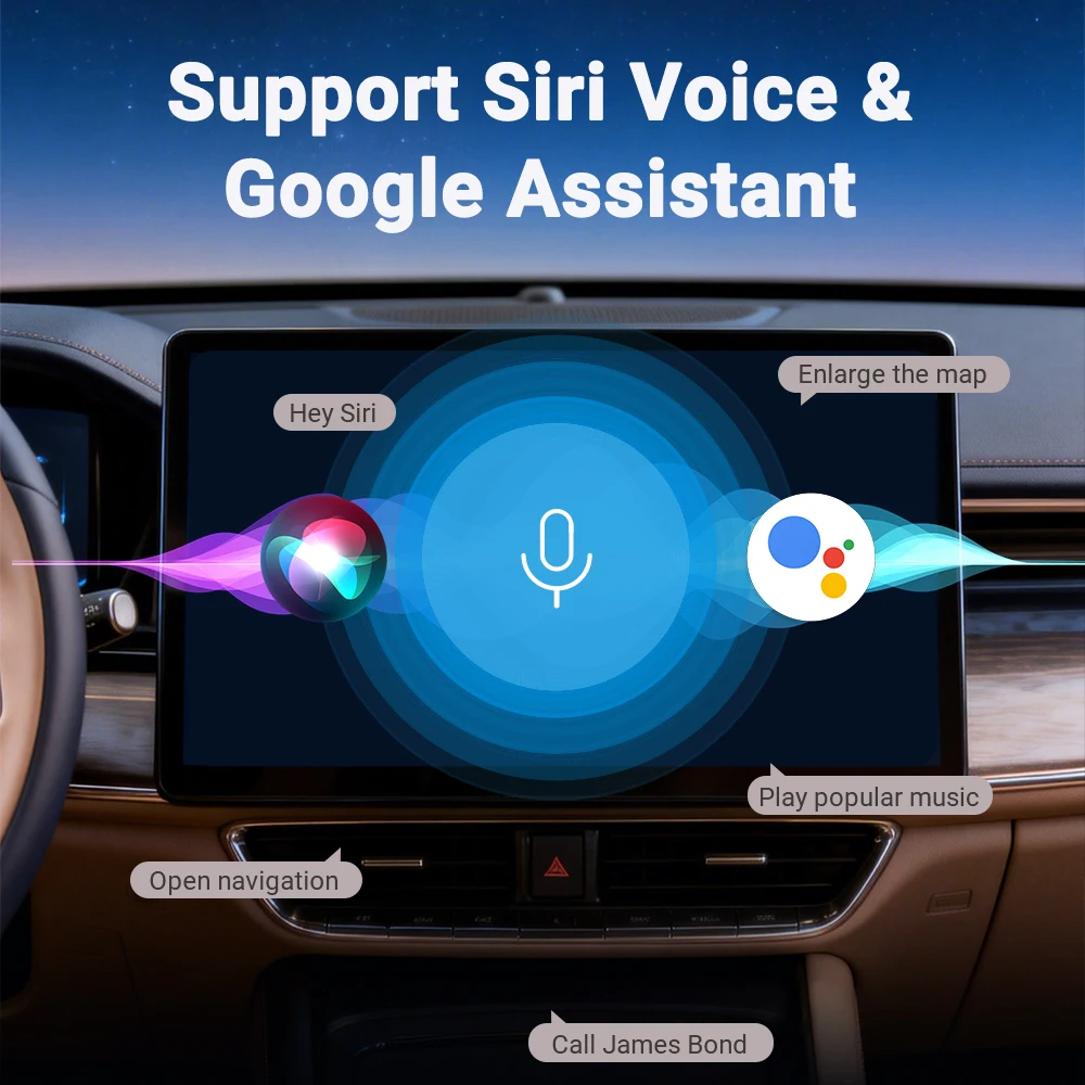 2026 New Wireless Carplay and Android Auto 2in1 smart Mini Box WIFI BT Auto Connect For Toyota Volvo Benz MG Kia MAZDA FORD image 5