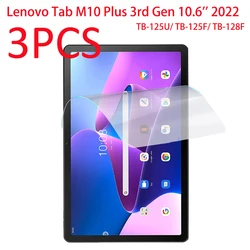 Protector de pantalla suave PET para Lenovo Tab M10 Plus, 3. ª generación, 10,6 pulgadas, 2022, tableta Tab M10 Plus, 3. ª generación, película protectora 10,6, 3 uds.