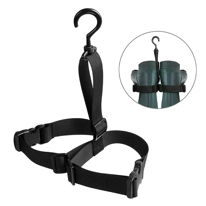 Wader High Tube Boot Rain Shoes Hanger Hanging Strap Belt Drying Storage Tool for Shop Home