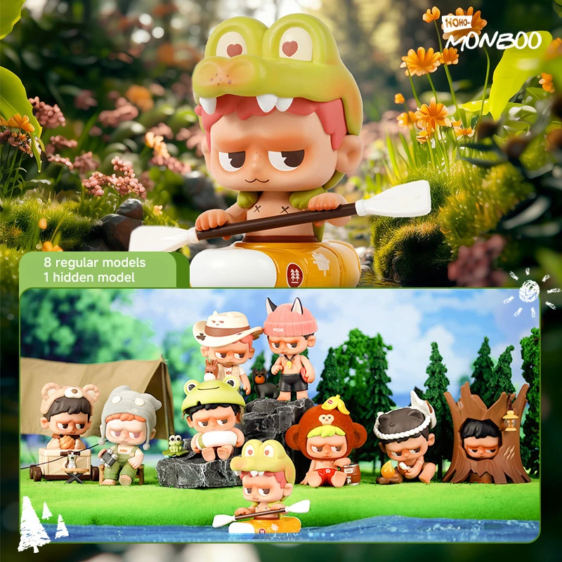 

Toycity Brand Trend Toys MONBOO Series“Camping Diary”blind Box Collection Action Figure Surprise Gift Random Mystery Box
