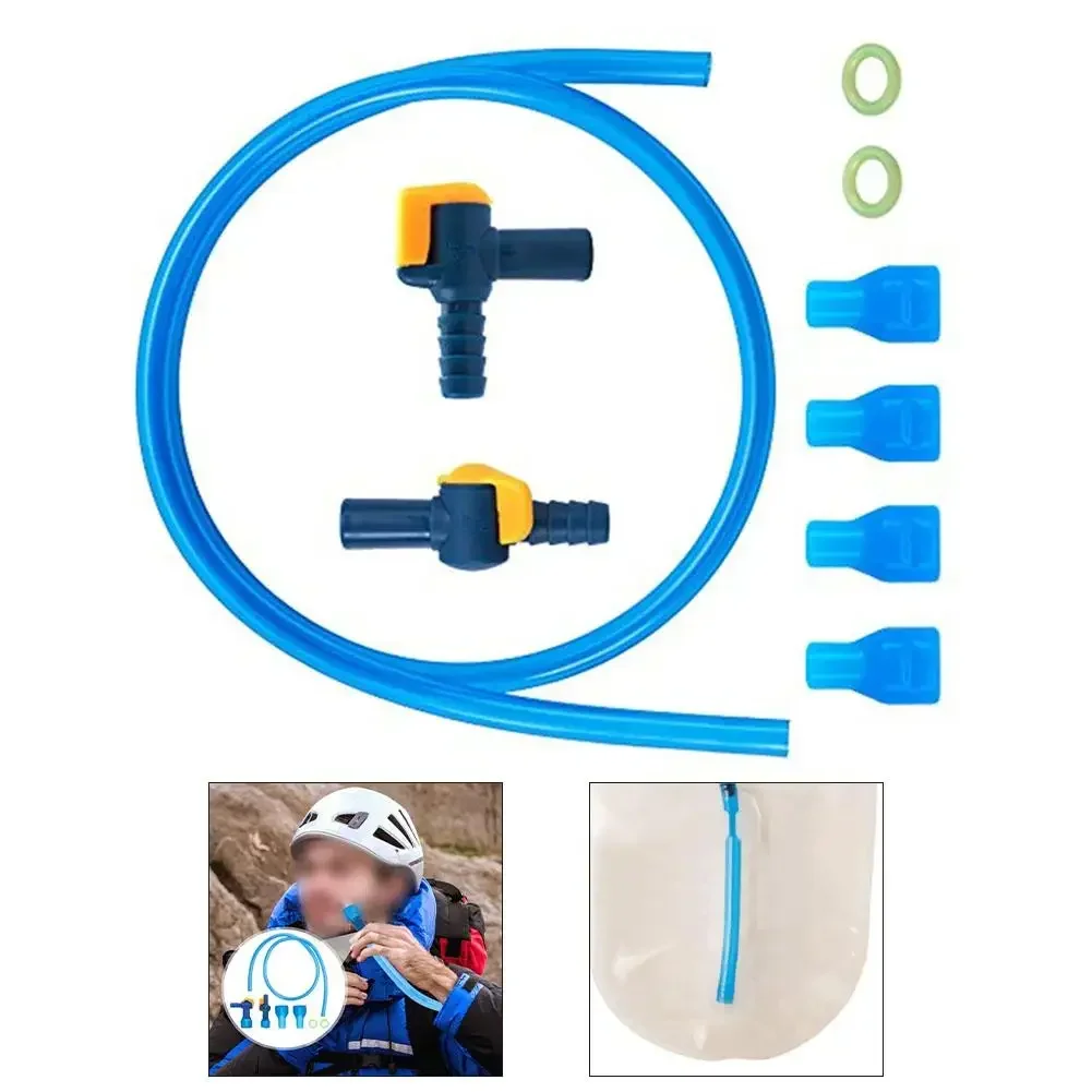 Zamiennik zaworu uderzeniowego do ustnika moczowego dla aktywnego stylu życia 1 Niebieski zestaw zamienny zaworu uderzeniowego do rurki wodnej Torba rowerowa