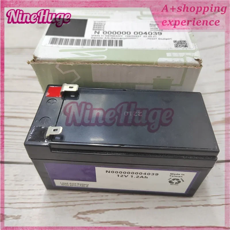 

1X N000000004039 000000004039 Auxiliary Battery 12V 1.2Ah With Original Box for Mercedes Benz CL ML R S-CLASS