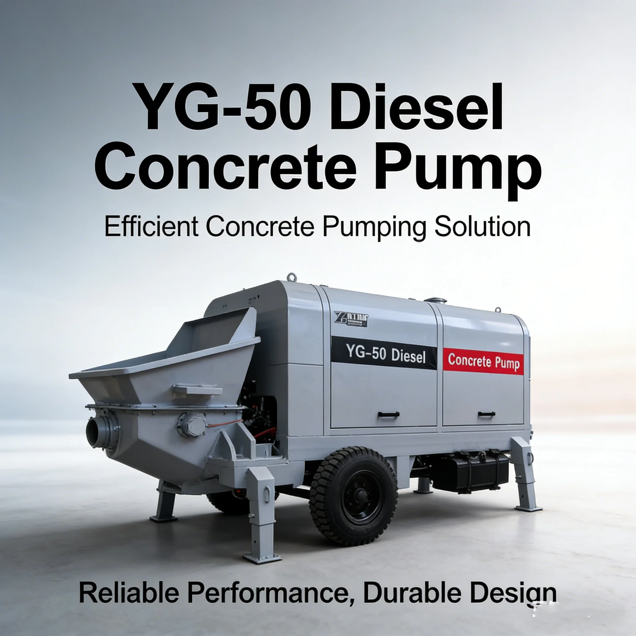 

Low Price HBT20E Customizable Diesel YIRUI Concrete Pump High Efficiency Tunnel Road Construction 1-year Warranty Rapid Delivery