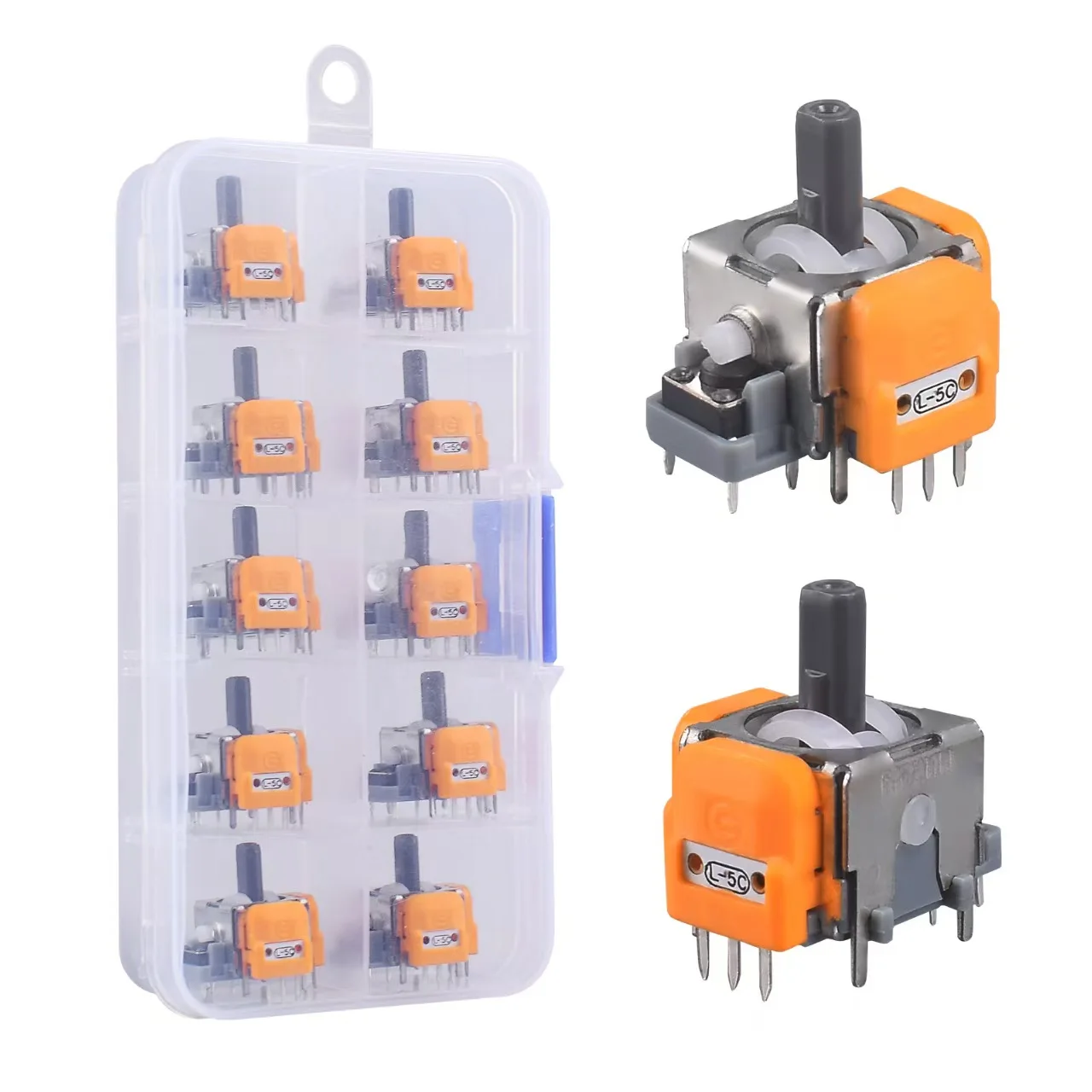 2-20 Stück Ersatz-Hall-Effekt-Joystick 3D-Analogsensor ThumbStick für PS5/PS4/Xbox One/Switch Pro Controller Reparaturzubehör