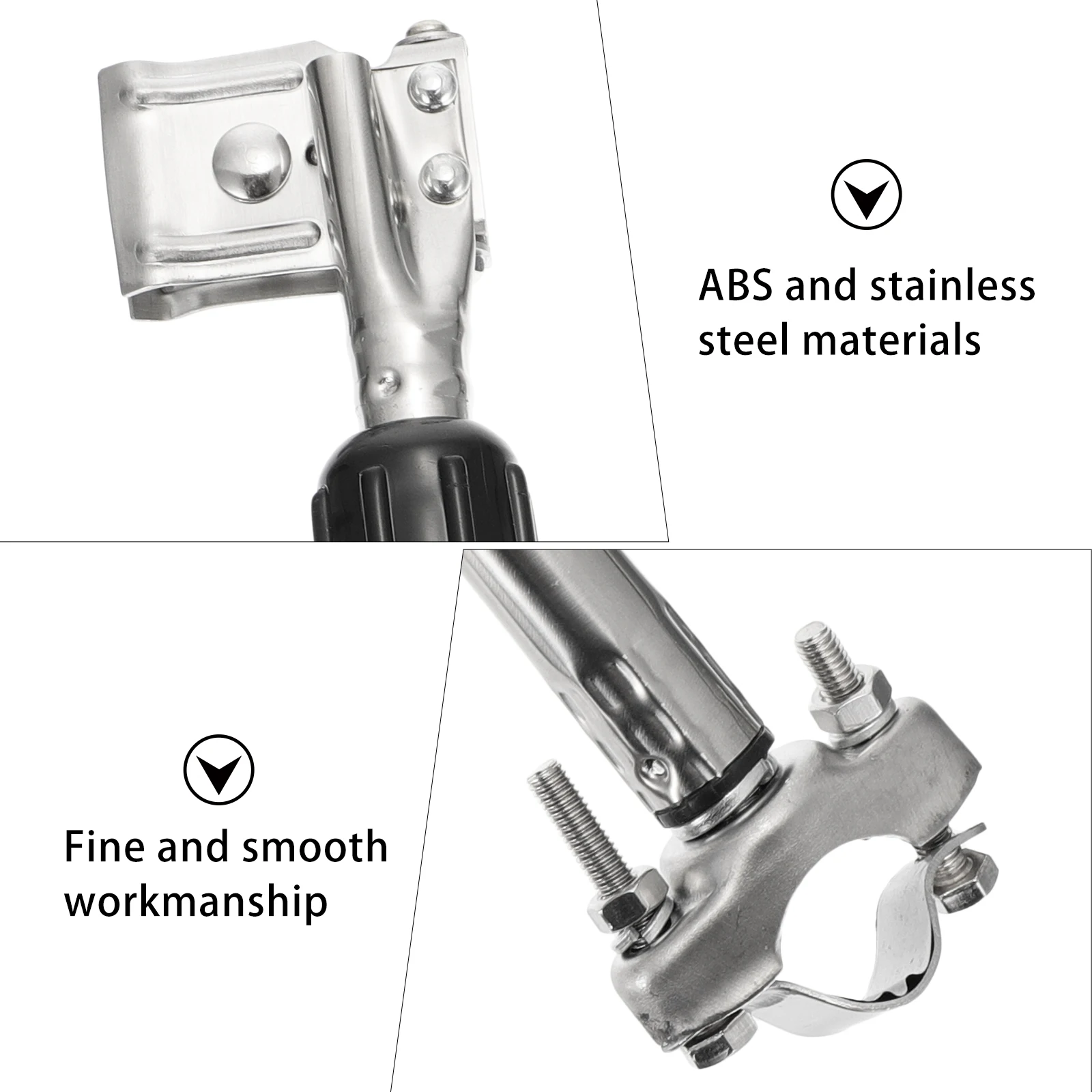 

Umbrella Connector Holders Bike Bracket Multipurpose Clamps Attachment Height Adjustable Stem Joint Angle Sun Wheelchair
