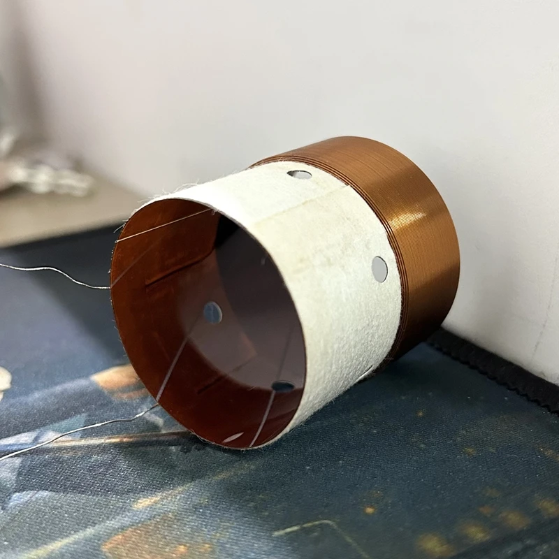 Bobina de voz de graves de 38mm KSV Woofer Unidad de sonido piezas de reparación de altavoz cable de 4 capas bobina de bocina de bajo de 38 núcleos 4ohm