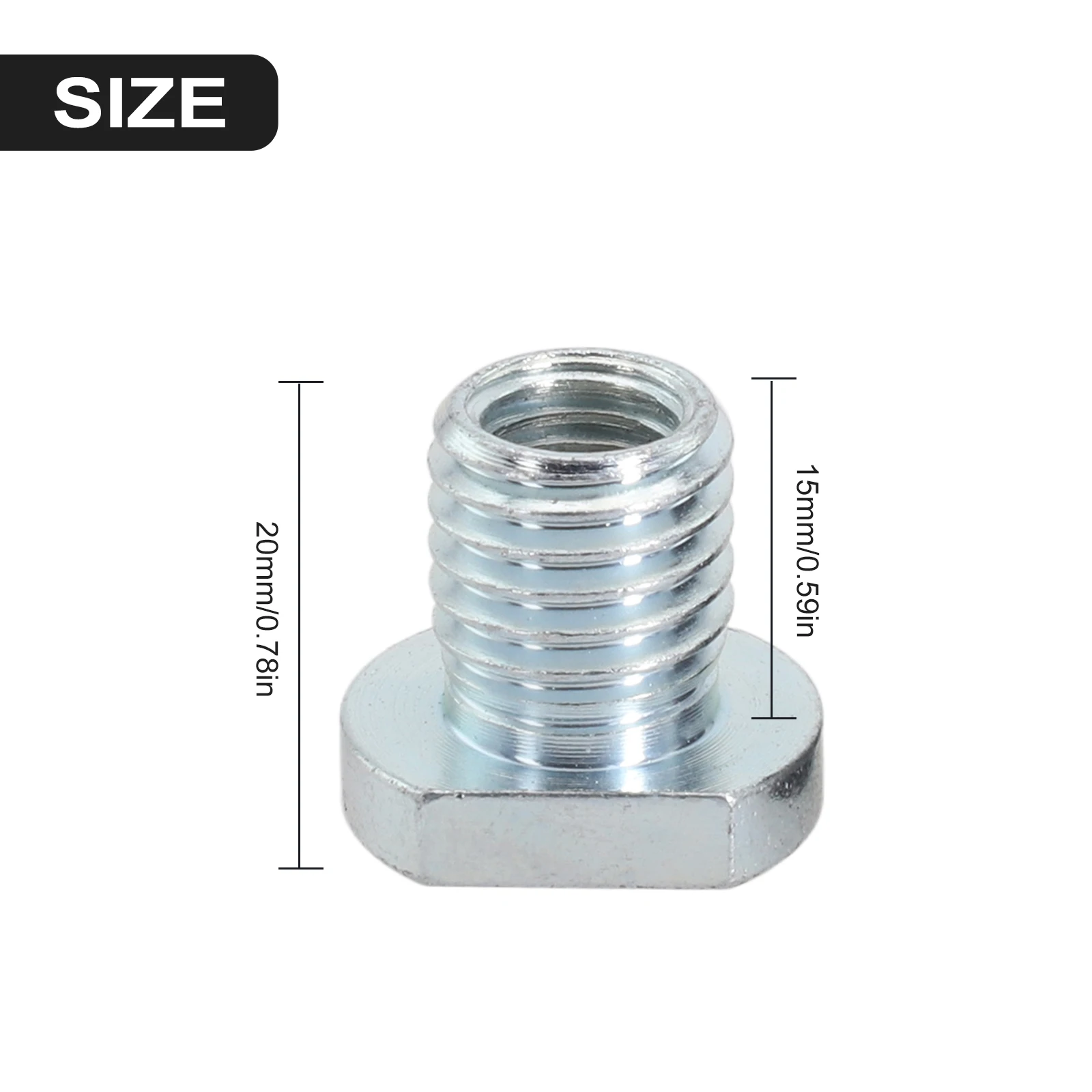 2*Angle Grinder Converter M10 To Thread Converter Connector For 100 Type M10 Angle Grinder Cutting Power Tools