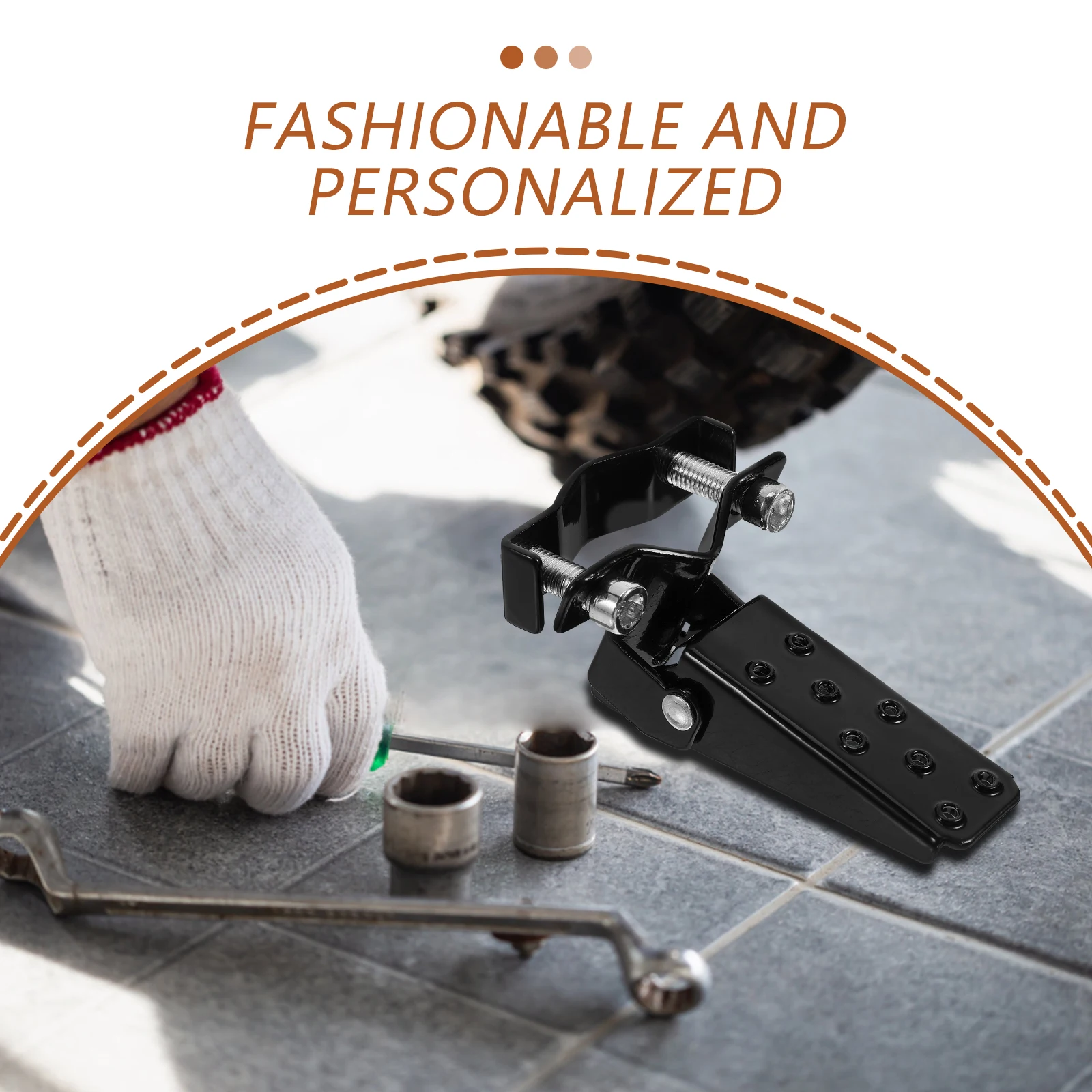 

2pcs Motorcycle Foot Pegs Set Footrests Adjustable Peg Pedals Non-Slip Durable for Motorbike Accessories Sturdy for Motorcycles