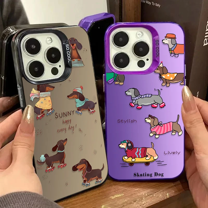 Cute Dachshund Skat…