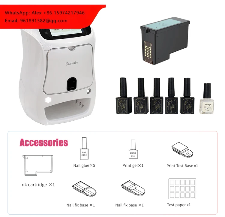 

Portable Custom Artificial Printer For Nail Decoration Automatic Making Nail Art Printer Price Machine Salon In China