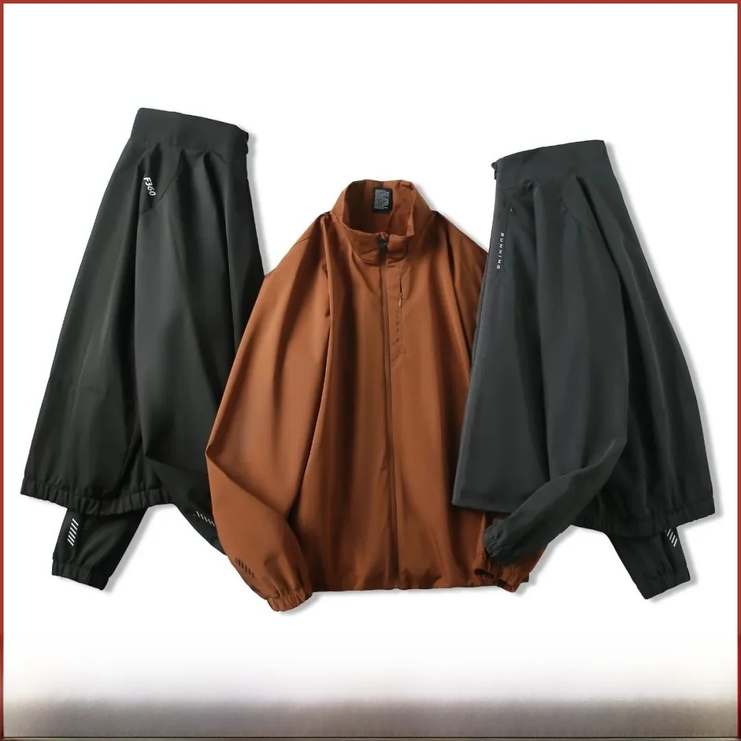 

High-End Outdoor Men's Sport Jaet Coat Tee-Dimensional Tailoring Collar Stand-Up Autumn New Stand Sle Zipper Closure