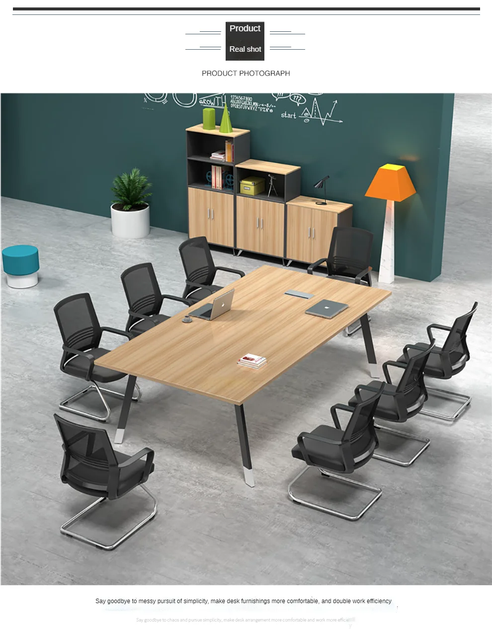 Training Group Table Meeting Table Modern Office Furniture Commercial executive Conference Table for Office desk of Boardroom