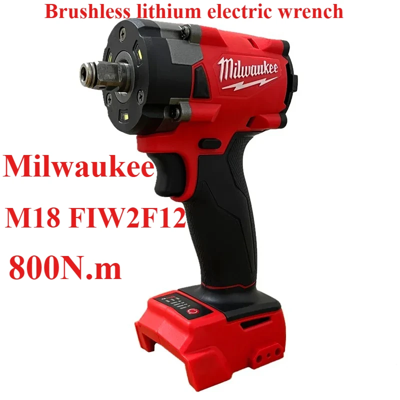 

Original Milwaukee M18 Brushless Cordless Electric Wrench Car Truck Repair Screwdriver Impact Drill Rechargable 18V Power Tool