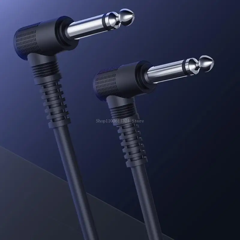 

Guitar Patch Cable, 6 Inch 8 Inch Professional Guitar Effect Pedal Cables, Black Plug Pedalboard Cable