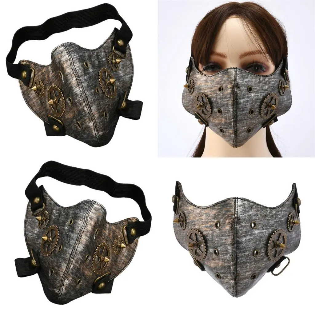 

R1WE мотоциклетная тематическая маска для вечеринки, практичное украшение из сплава, снаряжение для ролевых игр, косплей