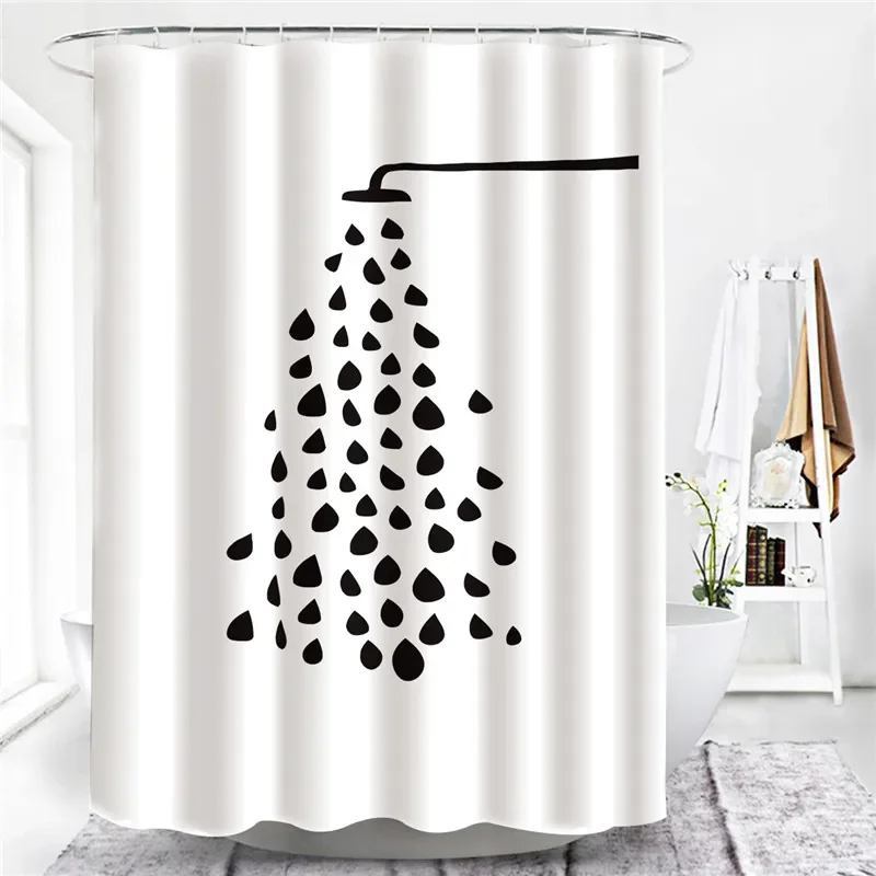 Sketch Kissing Lovers Waterproof Bathroom Set With Shower Curtains Black And White Home Decoration Wall Screen Bath 3D