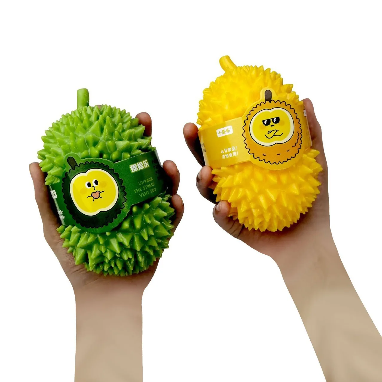 

Fun Soft Durian Anti Stress Ball Stress Reliever Toys for Children Adult Squishy Antistress Cute Fruit Toys for Kids and Adults