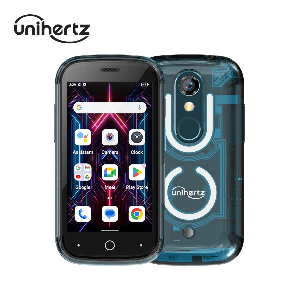 Unihertz-Jelly Star 4G, Android 13, 8GB, 256GB, carcasa trasera transparente desbloqueada, luz LED de 48MP, 2000mAh