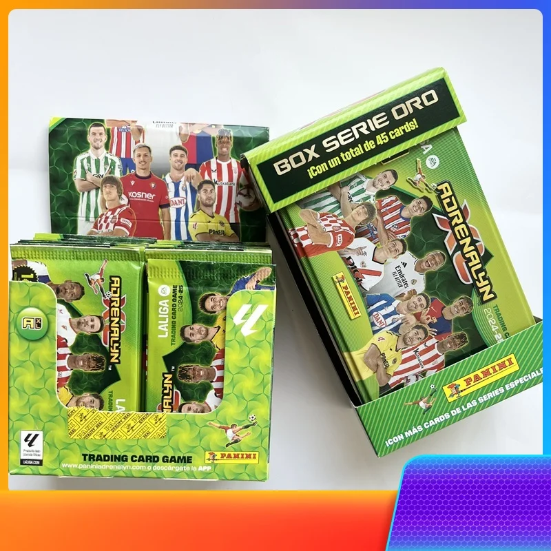 2025 Panini Adrenalyn XL Football Star Card Caja ciega para la versión del juego de La Liga recoge tarjetas firmadas de estrellas de fútbol y ellos