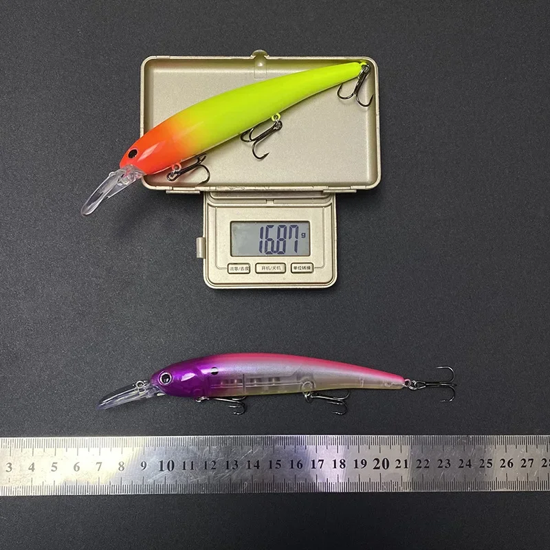 Deep Diving Fishing Lures Long Tongue Board Floating Minnow 145mm 16.8g Luya Bait Fresh Sea Water Bait Artificial Bait