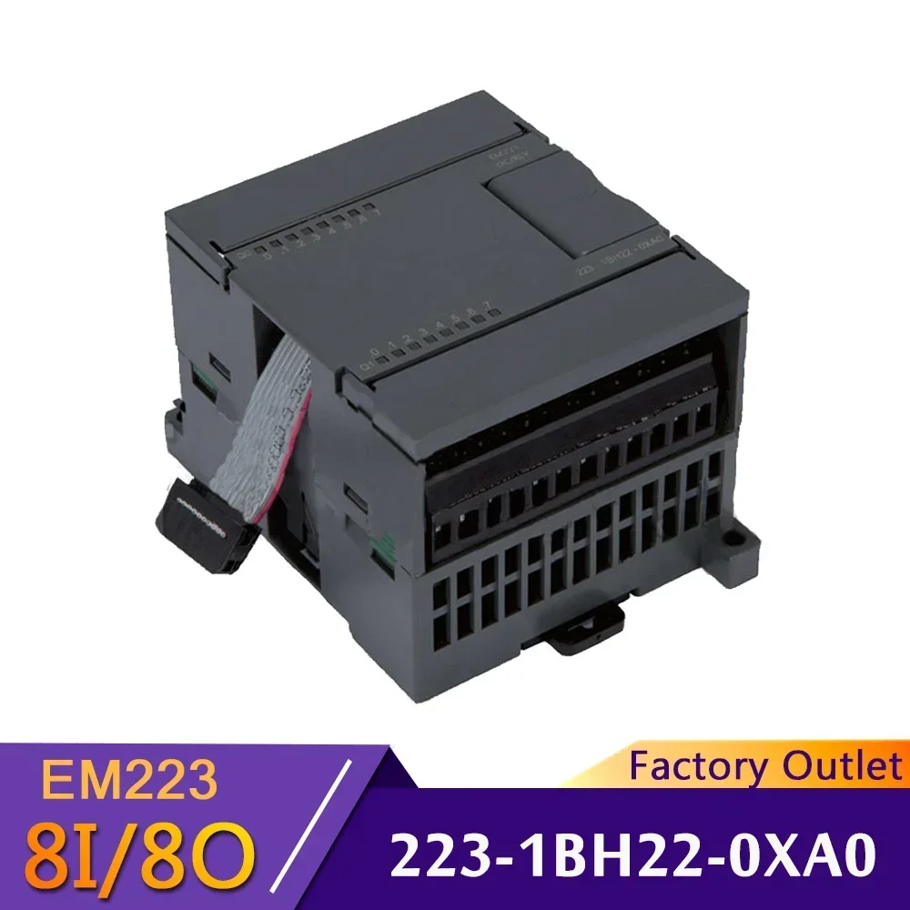 EM223 6ES7 223-1BH22-0XA0 223-1BF22 Suitable Siemens S7-200 PLC 8I/8O Transistor Type Digital Module 223-1BH22-0XA0