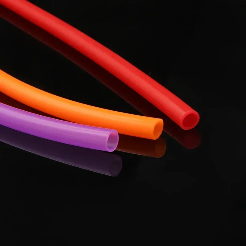 1M ID 1 2 3 4 5 6 7 8 9 10mm  Silicone Tube Flexible Rubber Hose Food Grade Pump Soft Drink Pipe Water Connector Multiple Colors