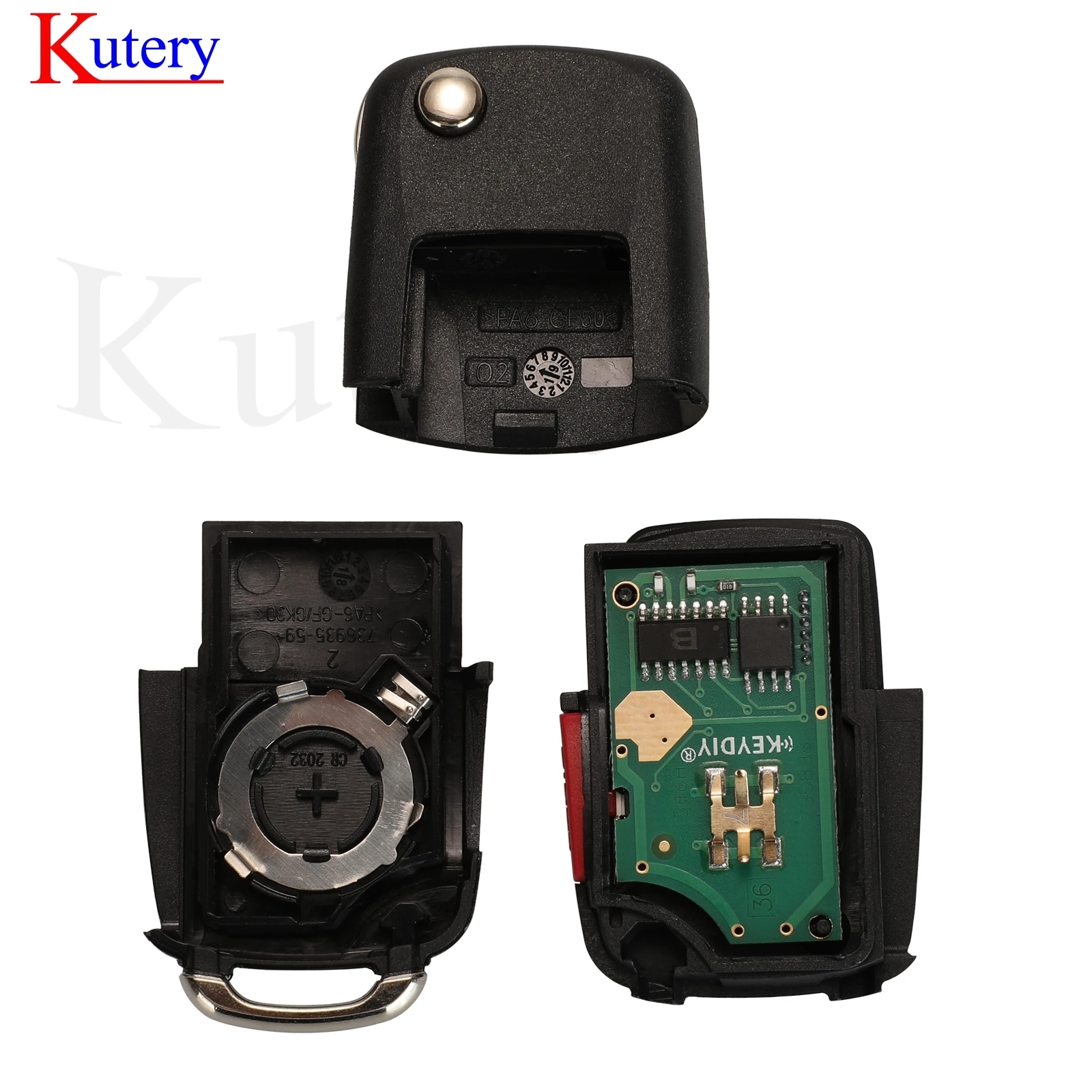 jingyuqin 2 Buttons Remote Car key Fob 315mhz  For Hyundai Santa Fe 2006-2011 FCC ID:PLNHM-T002 95430-1E000