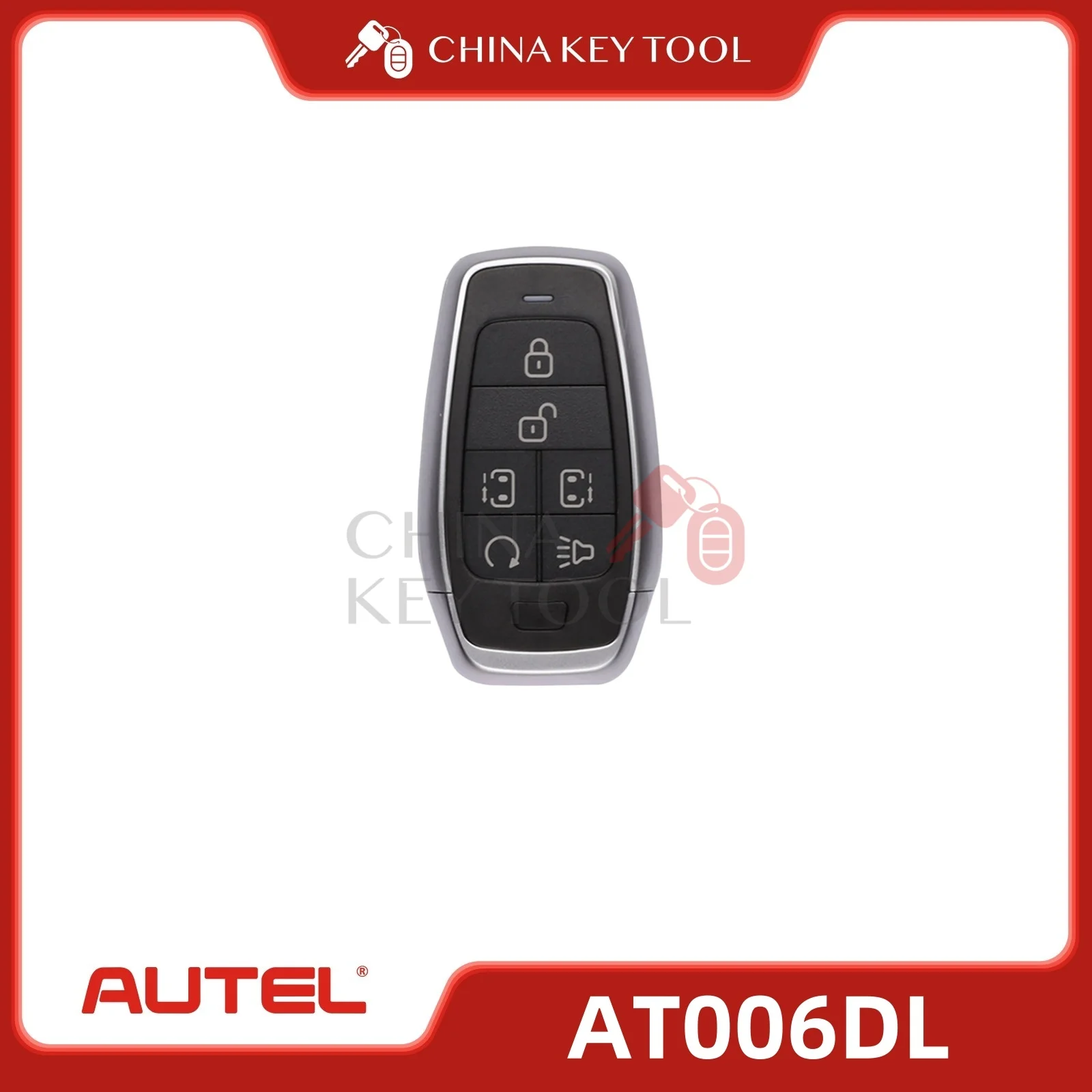 AUTEL MAXIIM IKEY Standard Style IKEYAT006DL 6 Buttons Independent Smart Key (Left Door/ Right Door/ Remote Start)