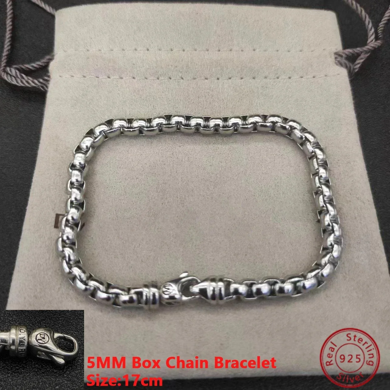 High Quality Fashion 925 Silver  Dy Silver Bracelet For Banquets