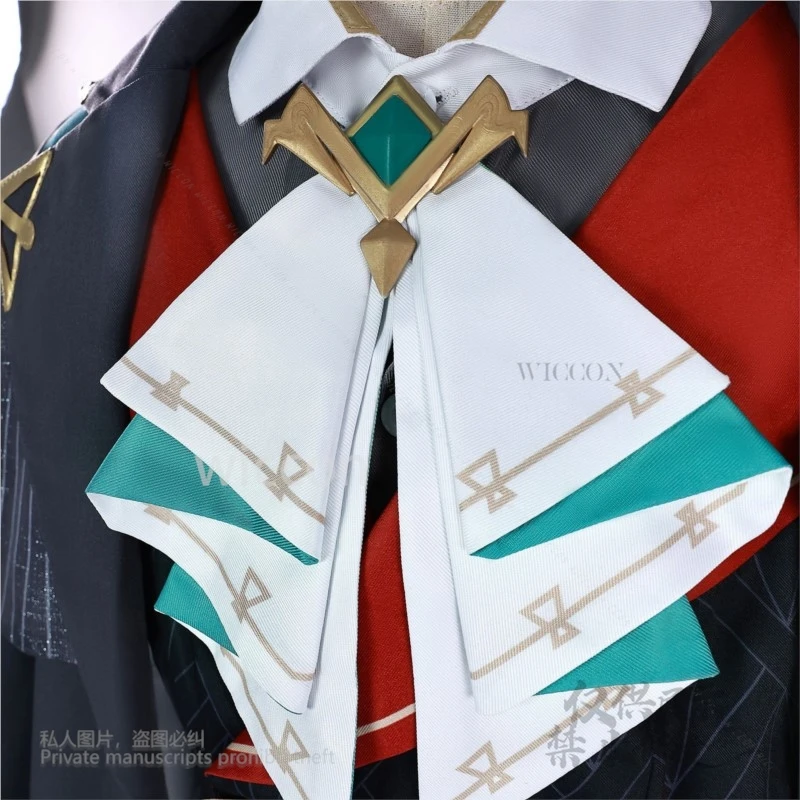 Alhaitham Kaveh KFC disfraz de Cosplay Anime Genshin Impact conjunto completo zapatos accesorio mujer hombre fiesta de Halloween personalizado