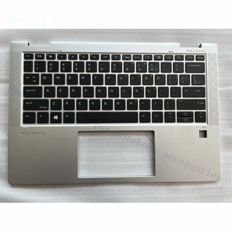 

A++ Headrest w/Keyboard Fingerprint For HP Elitebook X360 1030 G3 1030 G4 Silver