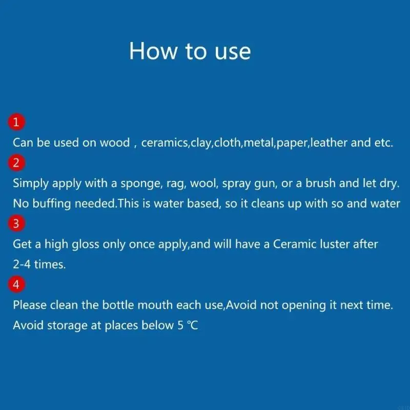 

Высокоглянцевое покрытие, матовое прозрачное защитное верхнее покрытие для каменной глины, керамики, пластика, дерева, металла,
