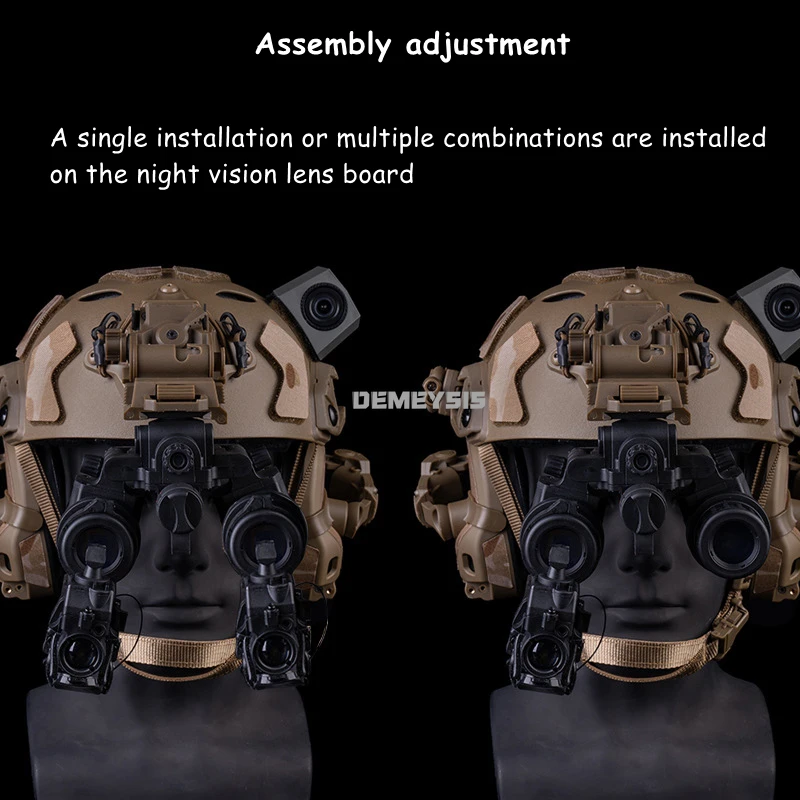 Picture 7: Night Vision Device Thermal Fusion Model No Function Tactical Helmets Thermal Imager Night Vision Dummy Model Prop Helmet Gear