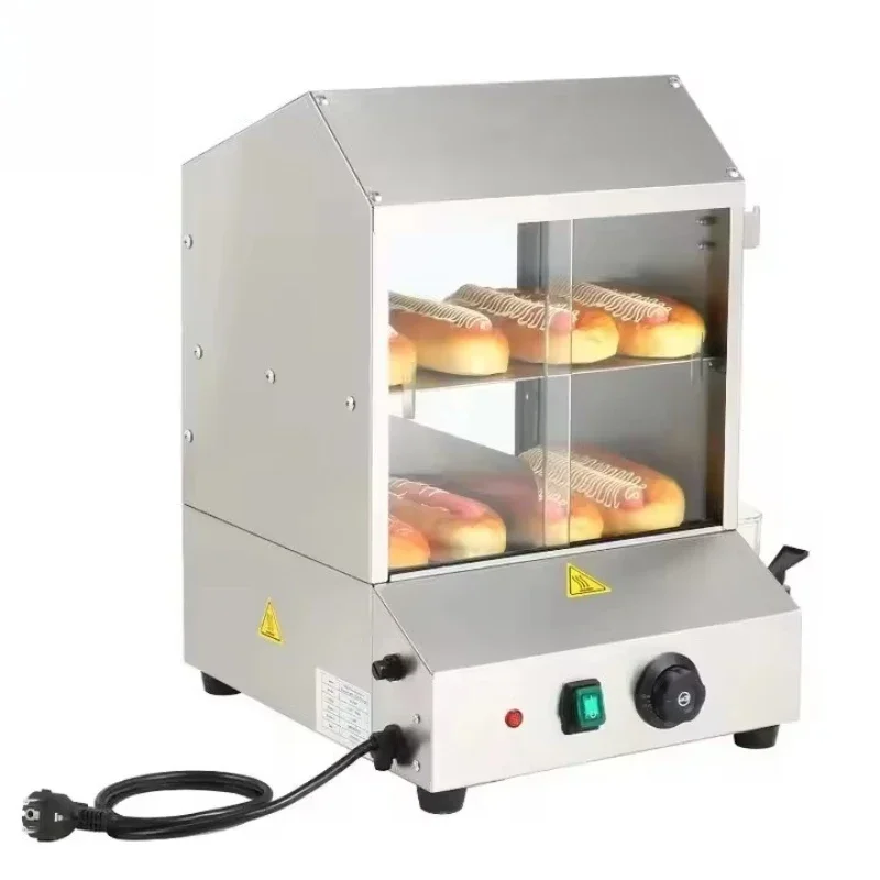 Electric Steamer Commercial Food Warmer 5 Layer Stainless Steel Hot Dog Display Other Baking Equipment