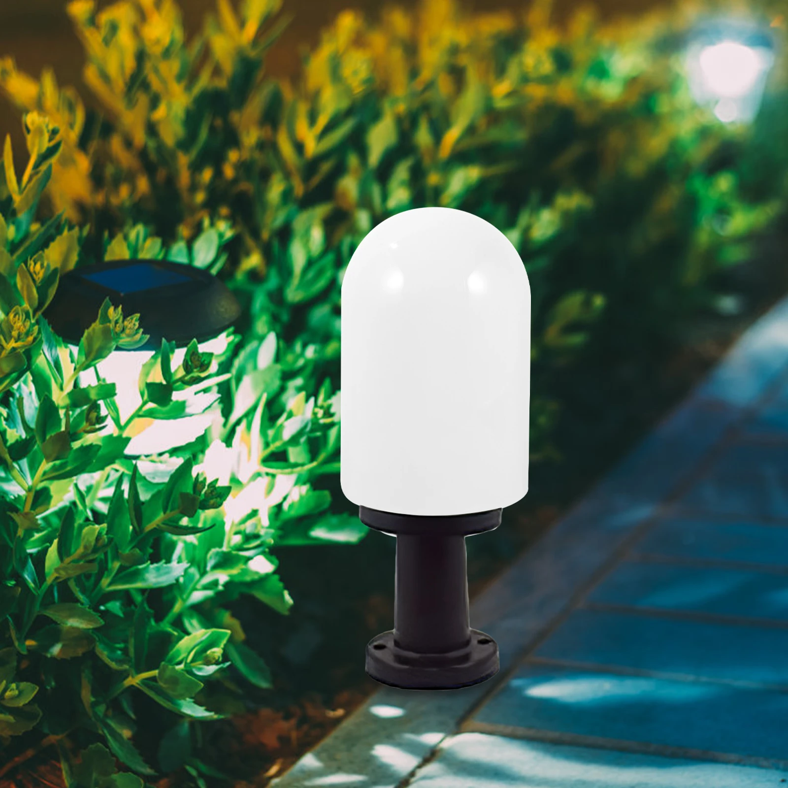 

Sturdy Outdoor Lamp Shade Replacement Simple Style Post Mount Light Fixture Cover for Garden Street Wall Lamp Elegance and