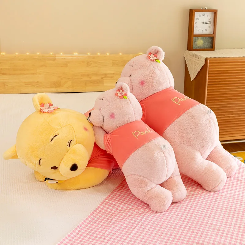40-100cm novo winnie the pooh brinquedos de pelúcia dos desenhos animados animal winnie urso boneca macio recheado bonito anime personagem travesseiro presentes de aniversário