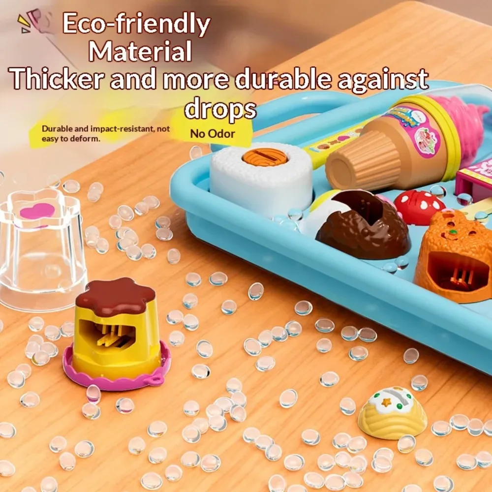 Strawberry Pudding Feeding Toy Set for Girls Children's Pretend Play Jelly Making Kit Educational Role-playing Game