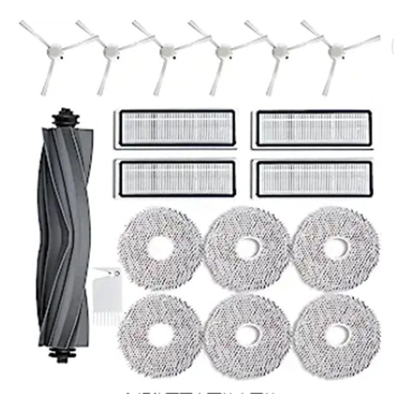 แปรงหลักสำหรับ Dreame Bot อุปกรณ์กวาด L10S แบบพิเศษ X10ถุงหูรูดตัวกรองด้านข้าง