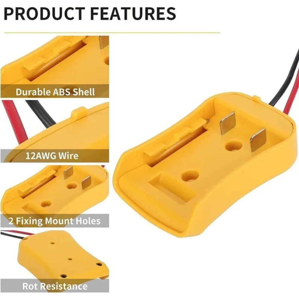 Imagem -03 - Step Down Conversor Regulador de Tensão Faça Você Mesmo Power Wheel Inverter Buck para Dewalt 20v Li-ion Bateria 120w dc 20v a 12v