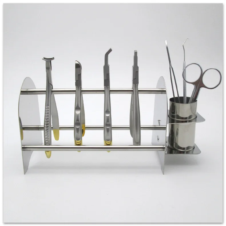 Dental Pliers Rack – Multifunctional Stainless Steel Stand for Orthodontic Pliers and Dental Prosthetic Instruments