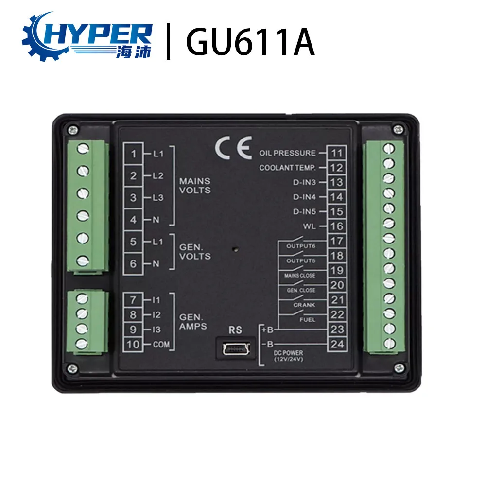 GU611A Harsen intelligent Generator Controller Genset Accessories Automatic Failure Monitor Module Control With Fast Shipping