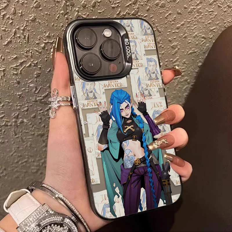 Matte Hard Case for iPhone 15 16 14 13 12 11 Pro Max XS X XR 8 7 Plus SE 2020 Cool Arcanes Jinxs Shockproof Plating Bumper Cover