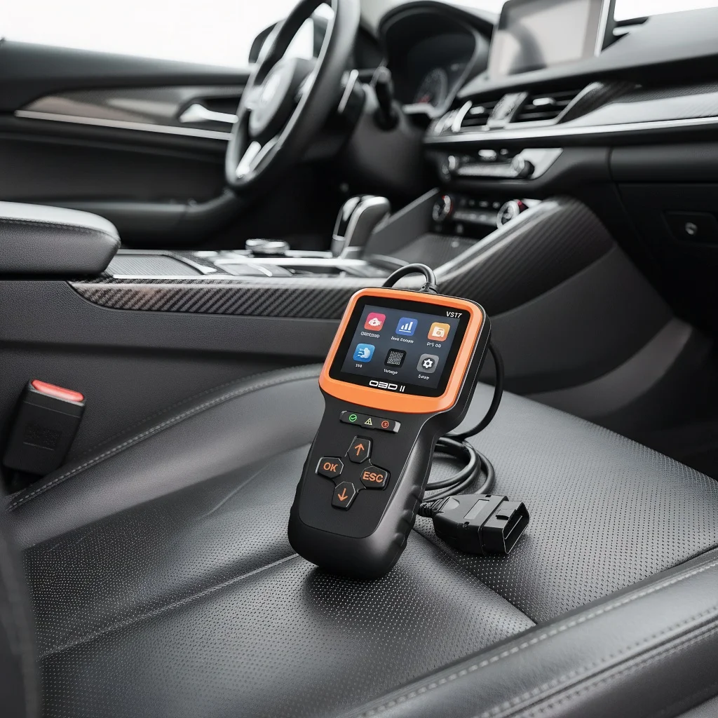 

Diagnostic Scan Tool Professional OBD2 Read Real-Time Data Check Engine Lights and Clear Codes for Cars and Motorcycles