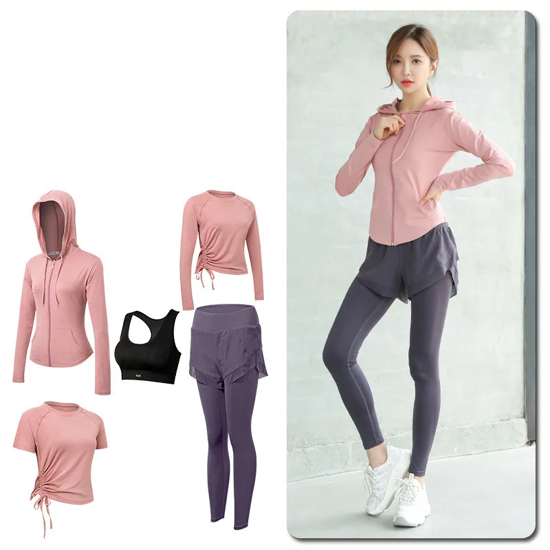 Quick Dry Women Yoga set coulisse Fitness Gym Pants set Workout Running Sportswear tute abbigliamento