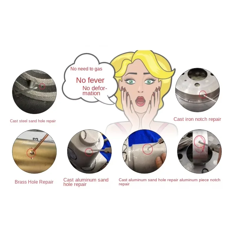 YJDH-603 أداة إصلاح دقيقة لحام ESD بالموجات فوق الصوتية لصب عيوب (الشقوق/المسام) أداة كهربائية لتعزيز سبائك معدنية #5