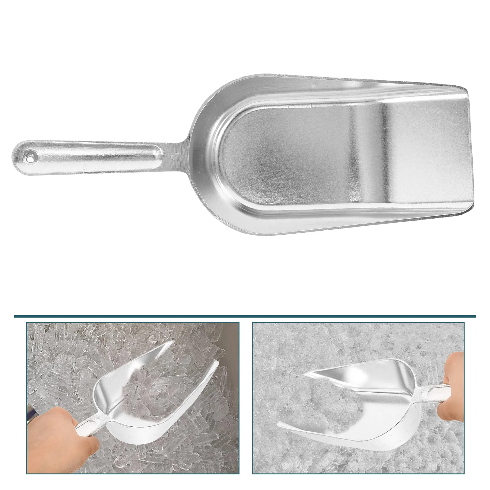 

Ice Scoop Aluminium Alloy Multi-Functional Kitchen Gadget For Bar Restaurant Dessert Shop Food Shovel Grain Flour Coffee