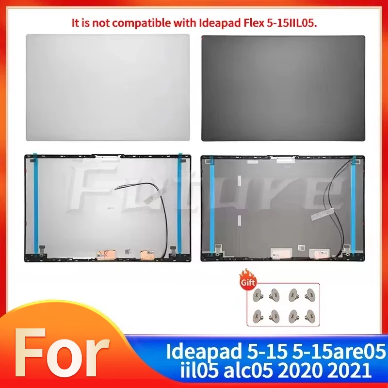 

Новый чехол для Ideapad 5 15IIL05 15ARE05 15ITL05 15ALC05 2020 2021, задняя крышка ЖК-дисплея с антенной Wi-Fi, задняя крышка, верхняя задняя крышка